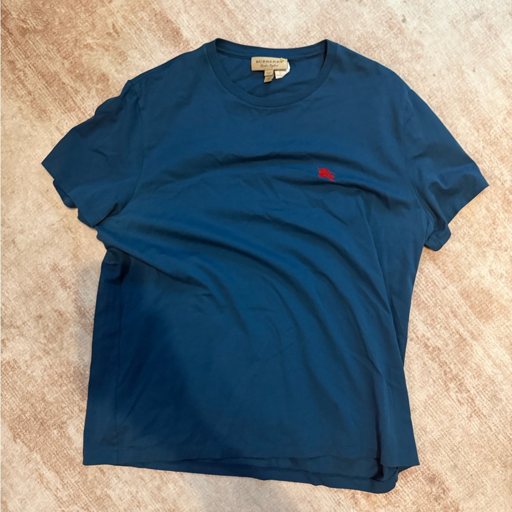 Burberry Deep Blue Short Sleeve Tee